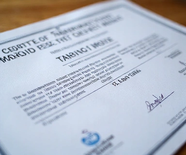 Certyfikat ukończenia szkolenia z interpretacji wyników badań laboratoryjnych w dietetyce.